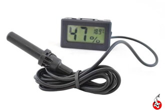 Elektronický vlhkomer s teplomerom