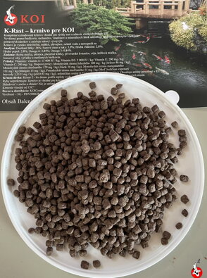K-Rast – krmivo pre KOI 15kg (6mm) RAST + ZDRAVIE