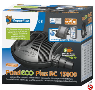 Jazierkové čerpadlo PondEco Plus RC 15000 - 23-130W s dialkovým