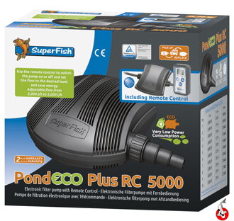 Jazierkové čerpadlo PondEco Plus RC 5000 - 6-22W s dialkovým