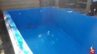 Modrá fólia 1,5 mm - 20 m x 2 m Fatra Aquaplast 825 