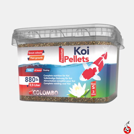 Koi Pellets Premium 2,5L (3mm) UNIVERZÁLNE