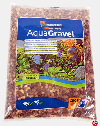  AQUA GRAVEL TMAVÝ 3-6 MM 4kg