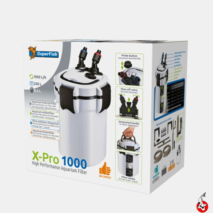  SuperFish X-PRO 1000 akvárijný filter vonkajší