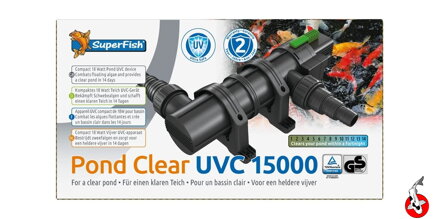 Jazierková UV lampa  PONDCLEAR UVC 18W/15.000L