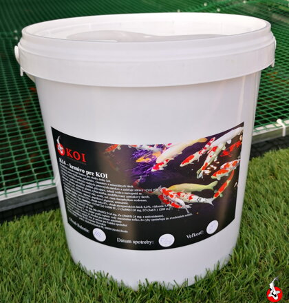  K14 Koi PRO krmivo 10L (8mm) RAST - VITAMÍNY