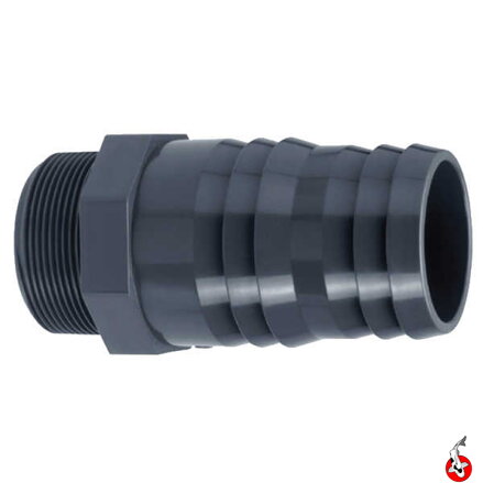 PVC hadicový trn -  závit 1¼" 40mm