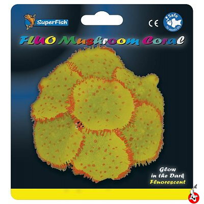 Fluo Mushroom Coral žltá