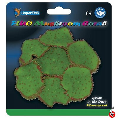Fluo Mushroom Coral zelené