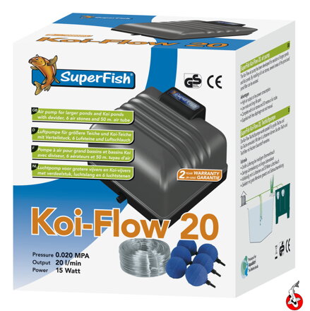 SUPERFISH KOI FLOW 20 SET - 1200L/h 15W