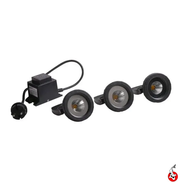 AquaForte lightning set fountain 3 x 6 Watt