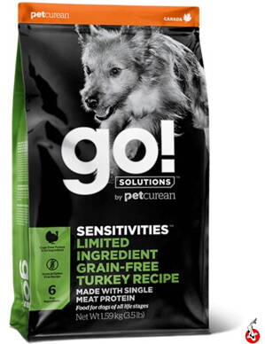 GO! Solutions Sensitivities LID Turkey Dog 10 kg